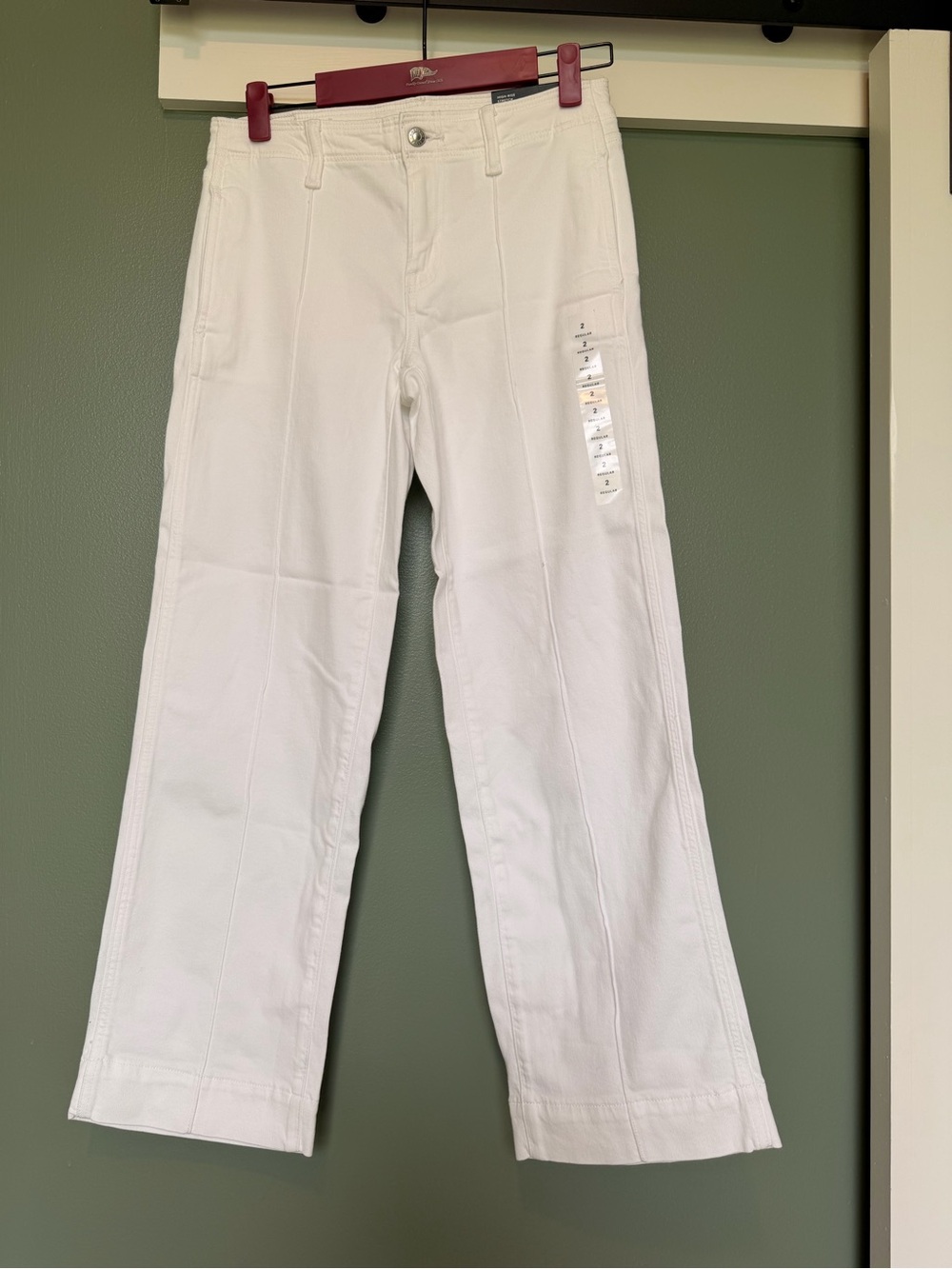 American Eagle Outfitters White Flare Jeans